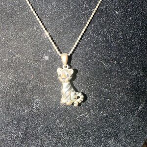 Gold-Tone Cat Pendant Necklace - Cute Cat Charm